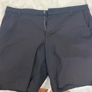 Burning tree golf club Lululemon abc slim shorts size 36. Black. 9 inch . Mint